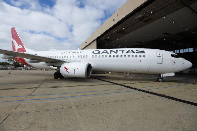 Na zdjęciu samolot linii Qantas