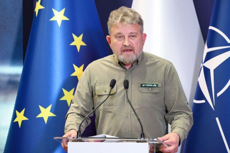 Na zdjęciu Witold Koss, były dyrektor generalny Lasów Państwowych