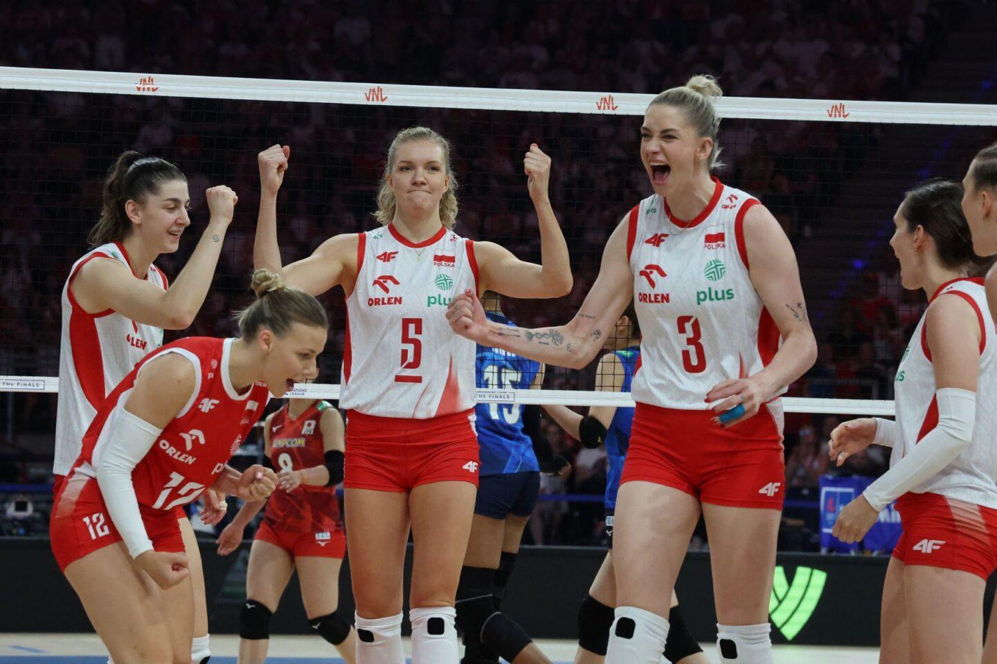 Na zdjęciu siatkarki reprezentacji Polski