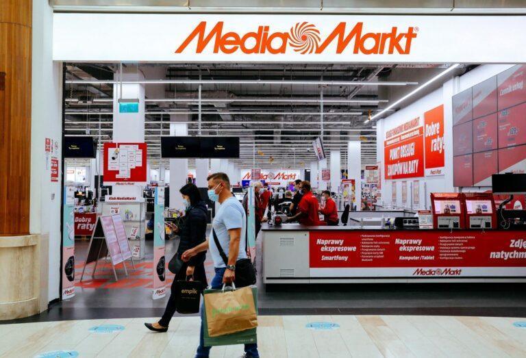 Na zdjęciu Media Markt w Galerii Westfield Arkadia w Warszawie