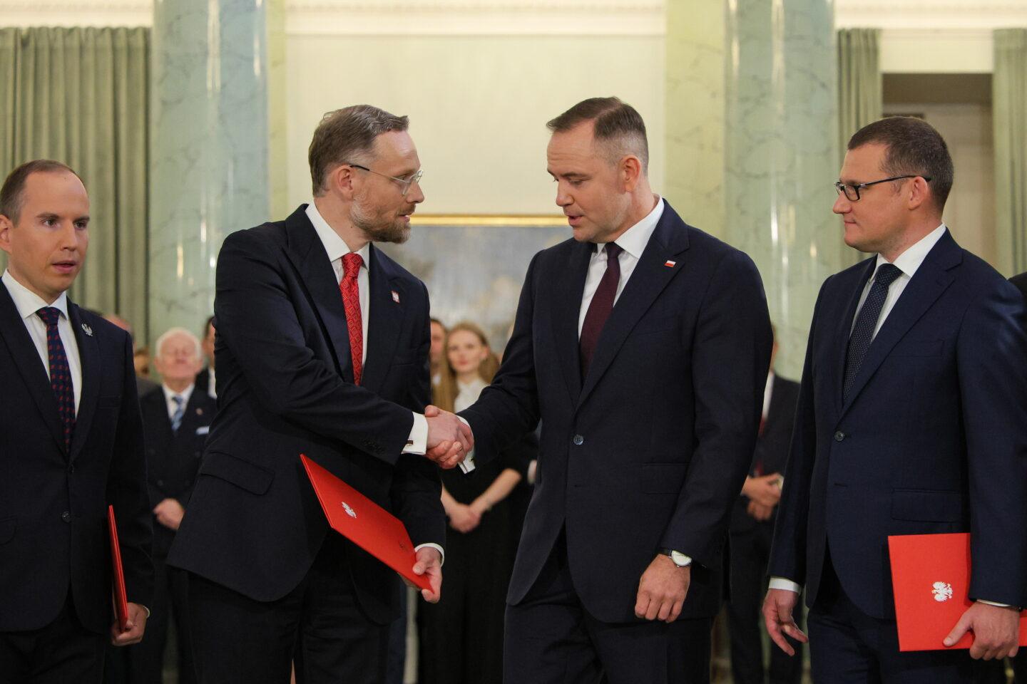 Karol Nawrocki, Zbigniew Bogucki, Adam Andruszkiewicz, Paweł Szefernaker