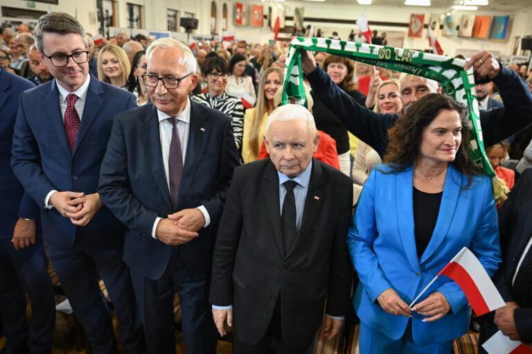 Piotr Muller, Kazimierz Smoliński, Jarosław Kaczyński, Dorota Arciszewska-Mielewczyk