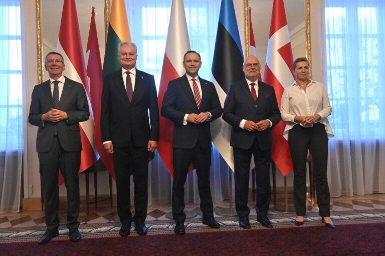 Karol Nawrocki, Gitanas Nauseda, Alar Karis, Edgars Rinkevics, Mette Frederiksen