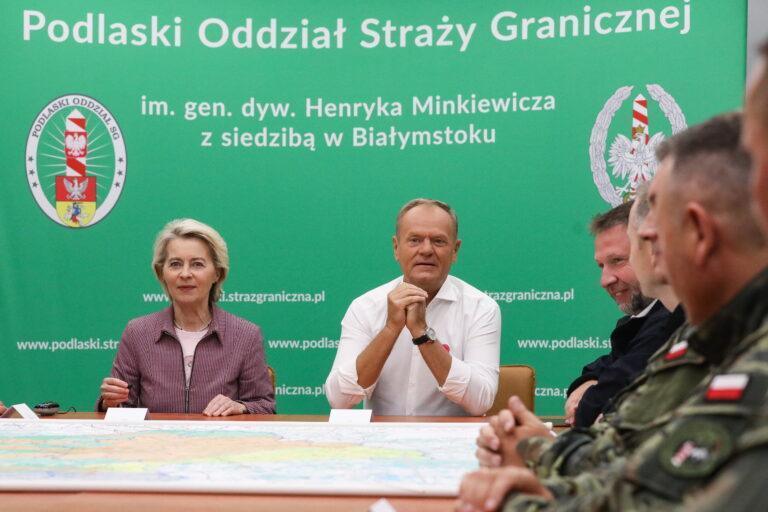 Donald Tusk, Ursula von der Leyen