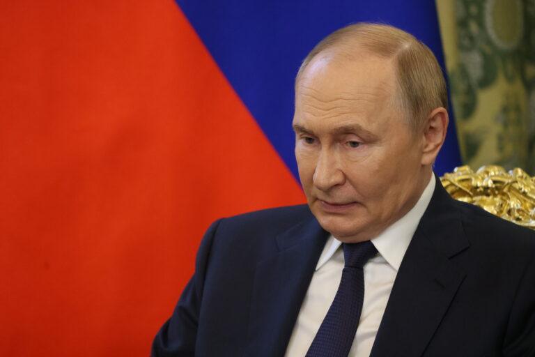 Na zdjęciu rosyjski dyktator Władimir Putin