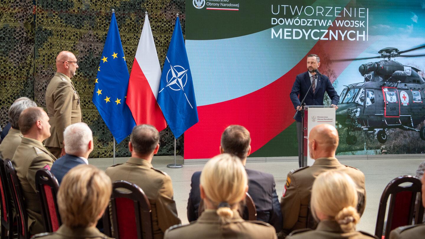 W Krakowie powstało Dowództwo Wojsk Medycznych