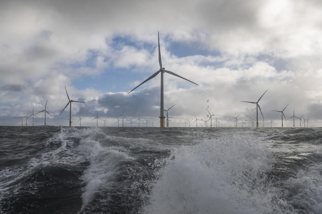 farma wiatrowa na morzu