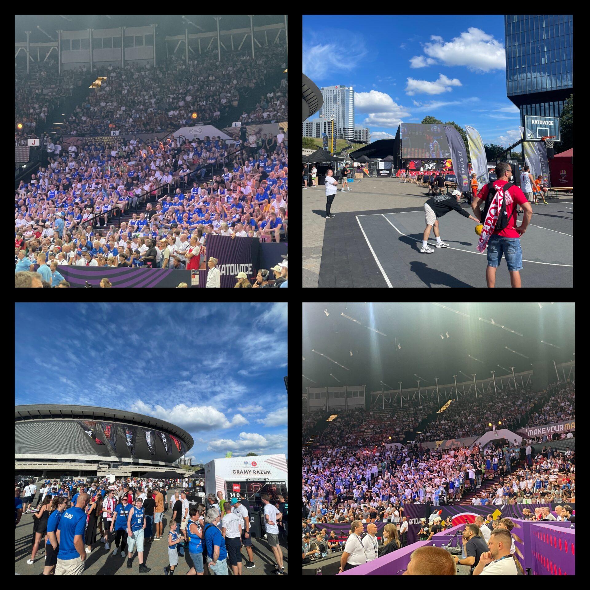 Zdjęcie pod halą Spodek