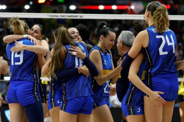 Na zdjęciu: Siatkarki reprezentacji Włoch