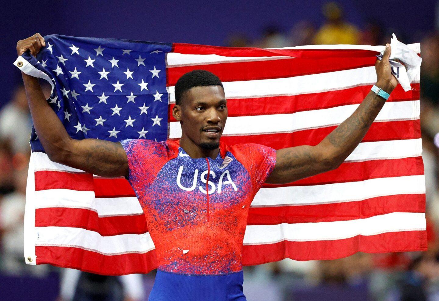 Na zdjęciu amerykański sprinter Fred Kerley, pierwszy biegacz, który dołączył do Enhanced Games