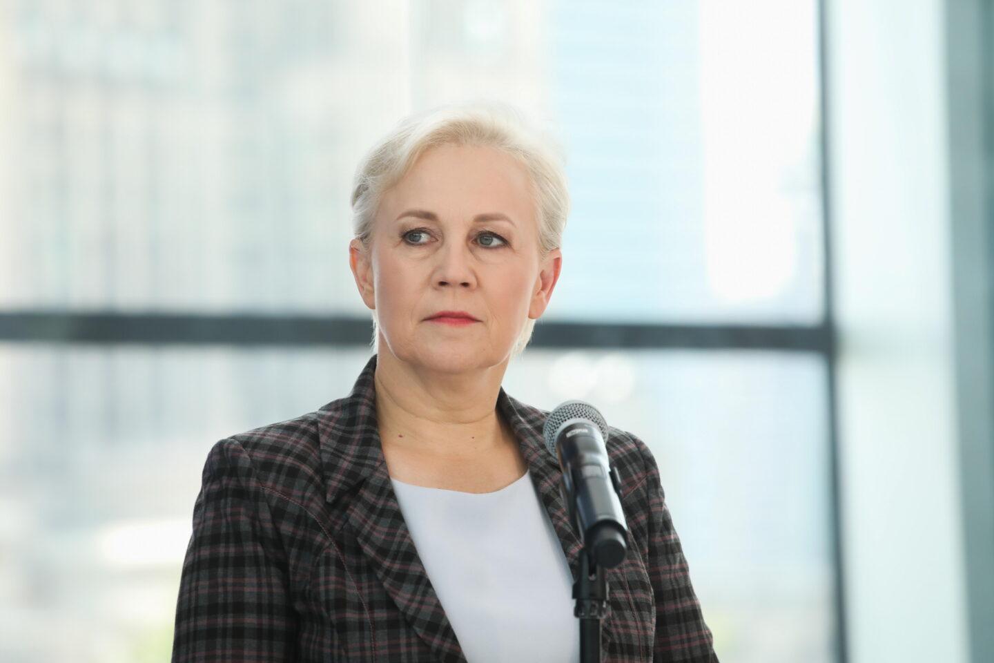 Beata Daszyńska-Muzyczka, prezes Three Seas Business Council (fot. Albert Zawada/PAP)