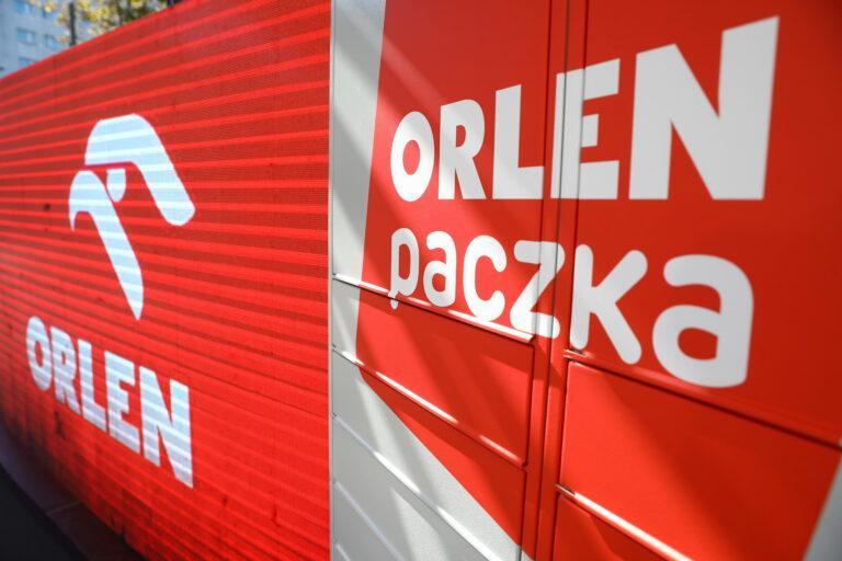 Na zdjęciu logo Orlen Paczka