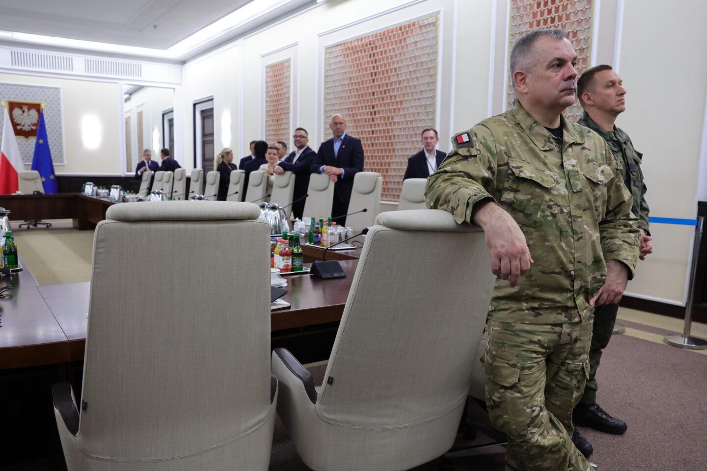 Na zdjęciu: Szef sztabu, gen. Wiesław Kukuła