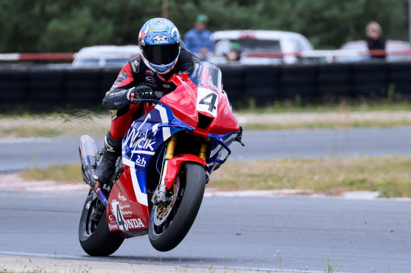 Na zdjęciu Milan Pawelec, najlepszy polski motocyklista