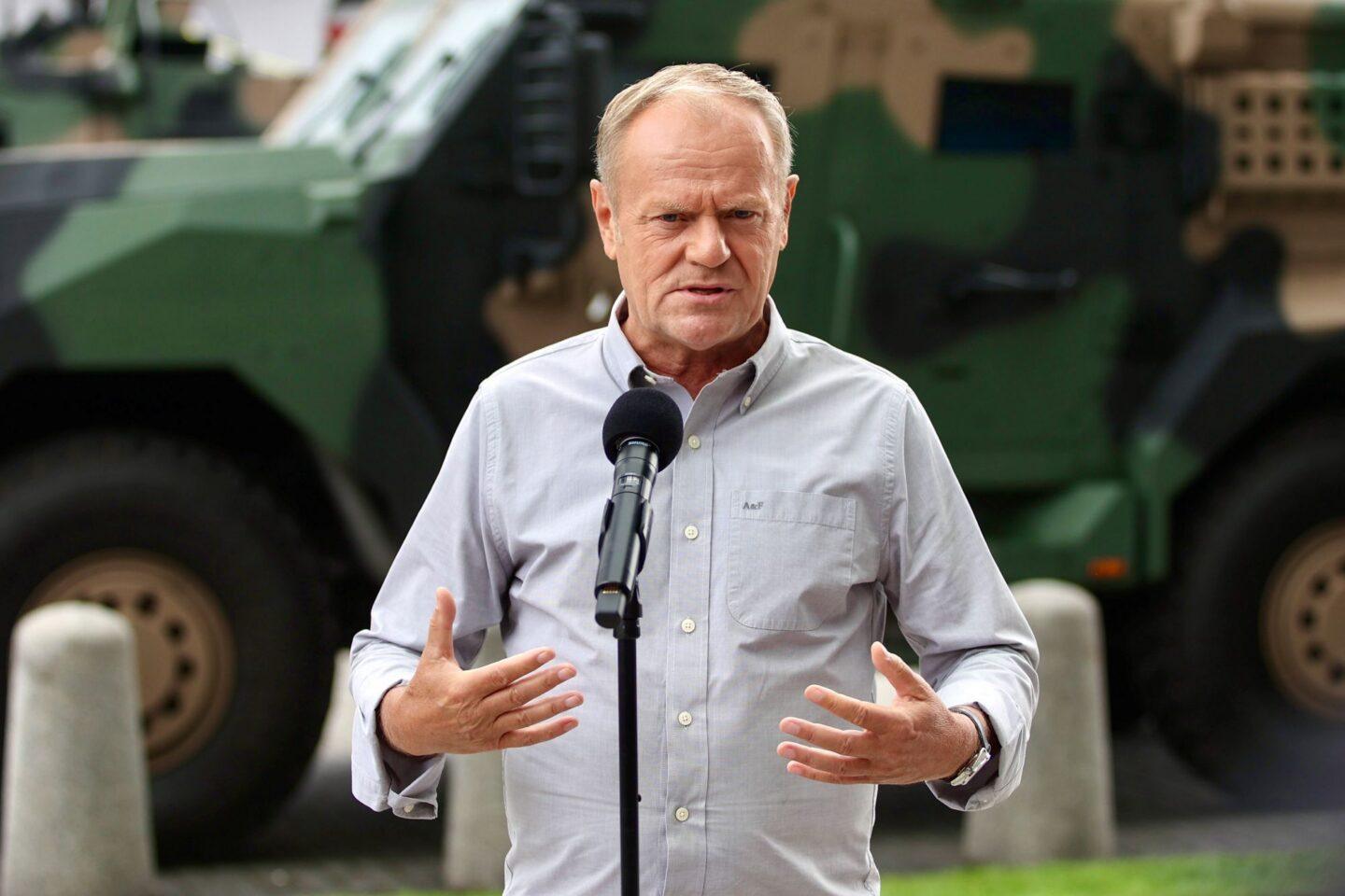 Na zdjęciu: Premier Donald Tusk