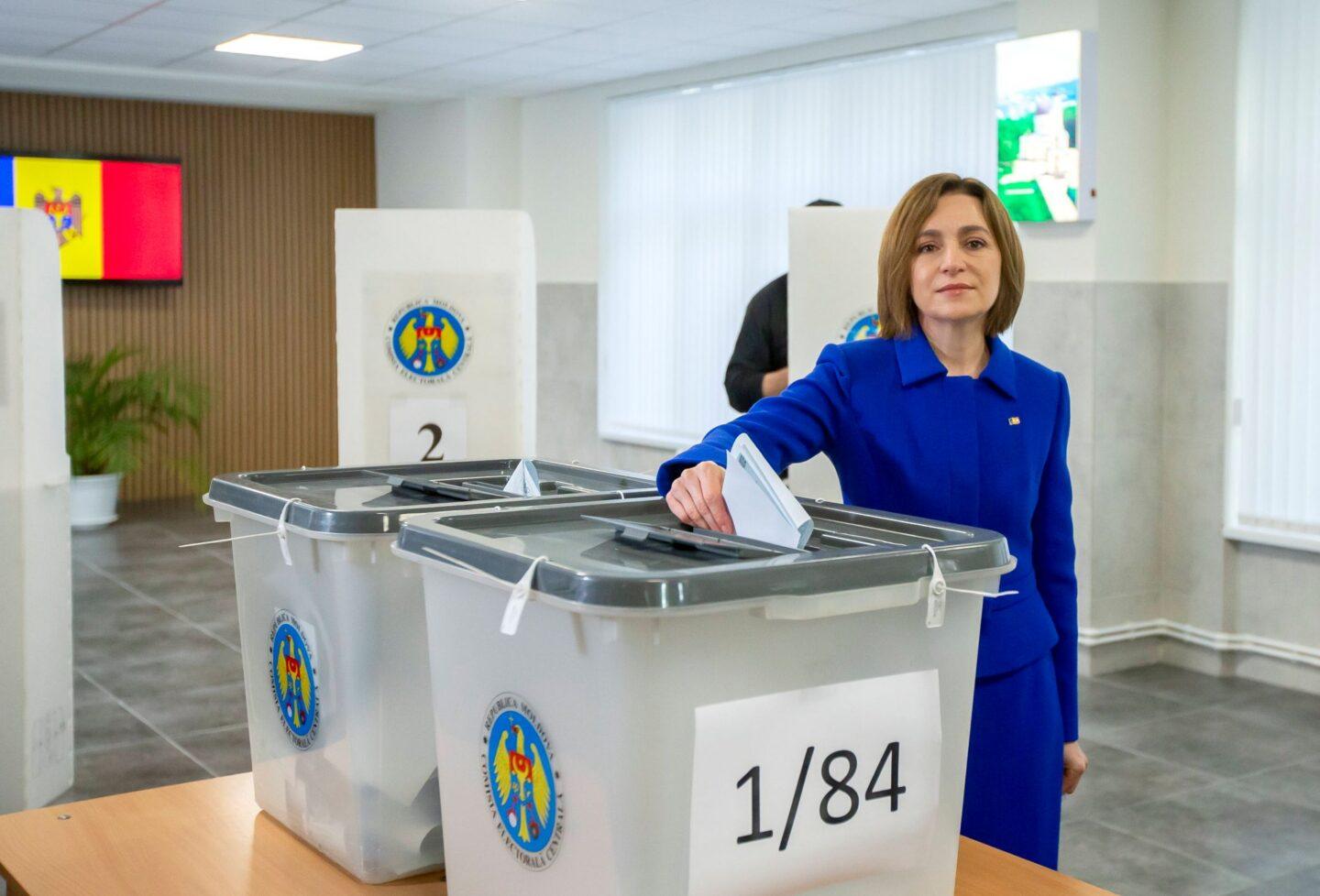 Na zdjęciu: prezydent Mołdawii Maia Sandu