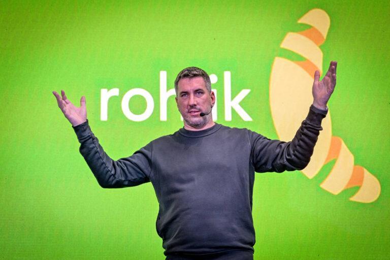 Tomáš Čupr, założyciel i prezes czeskiej spółki Rohlik Group. (fot. CTK Photo/Vit Simanek)