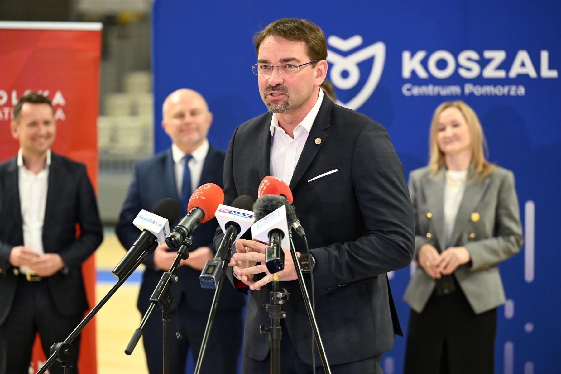 Na zdjęciu Sebastian Świderski, prezes Polskiego Związku Piłki Siatkowej