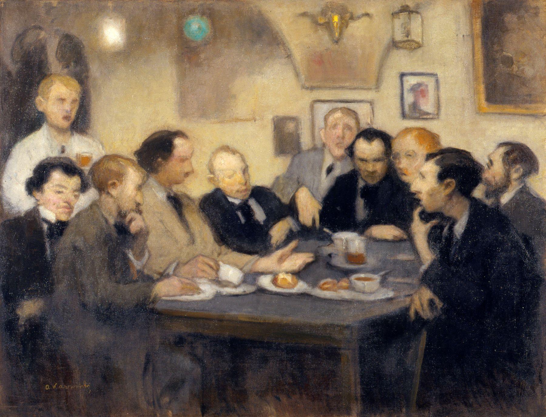 7 - Alfons Karpiński Portret malarzy w Jamie Michalikowej MNWr