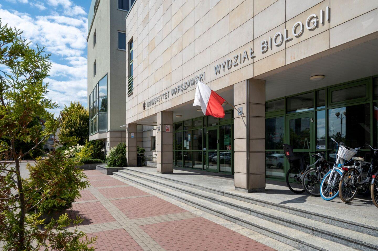 Budynek Wydziału Biologii Uniwersytetu Warszawskiego (Fot.: materiały prasowe, Uniwersytet Warszawski)