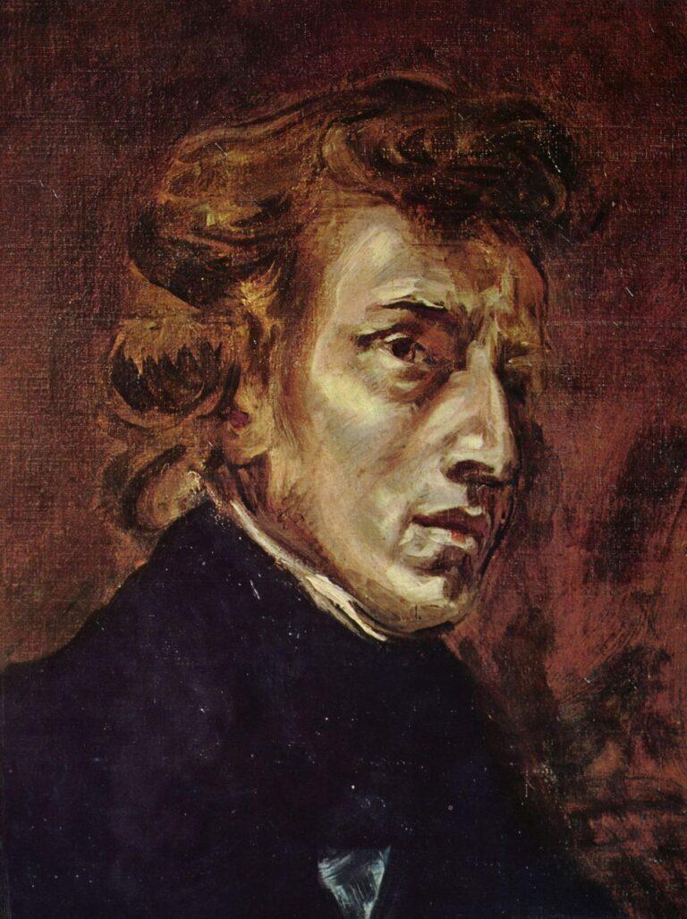 Fryderyk Chopin, obraz Delacroix.