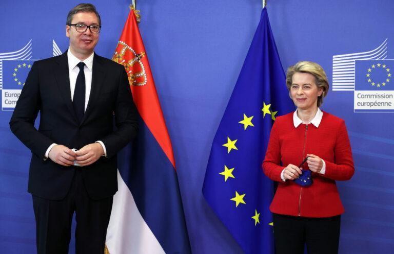 Vucic Von der Leyen