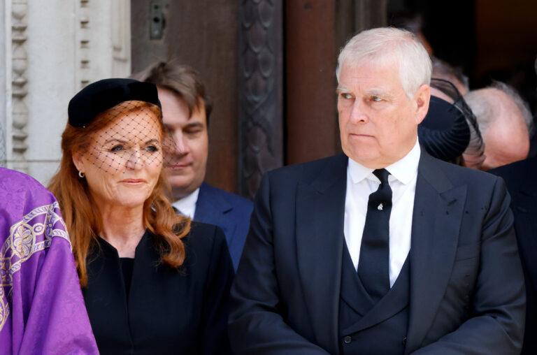 Na zdjęciu: Książę Andrzej z byłą żoną Sarah Ferguson