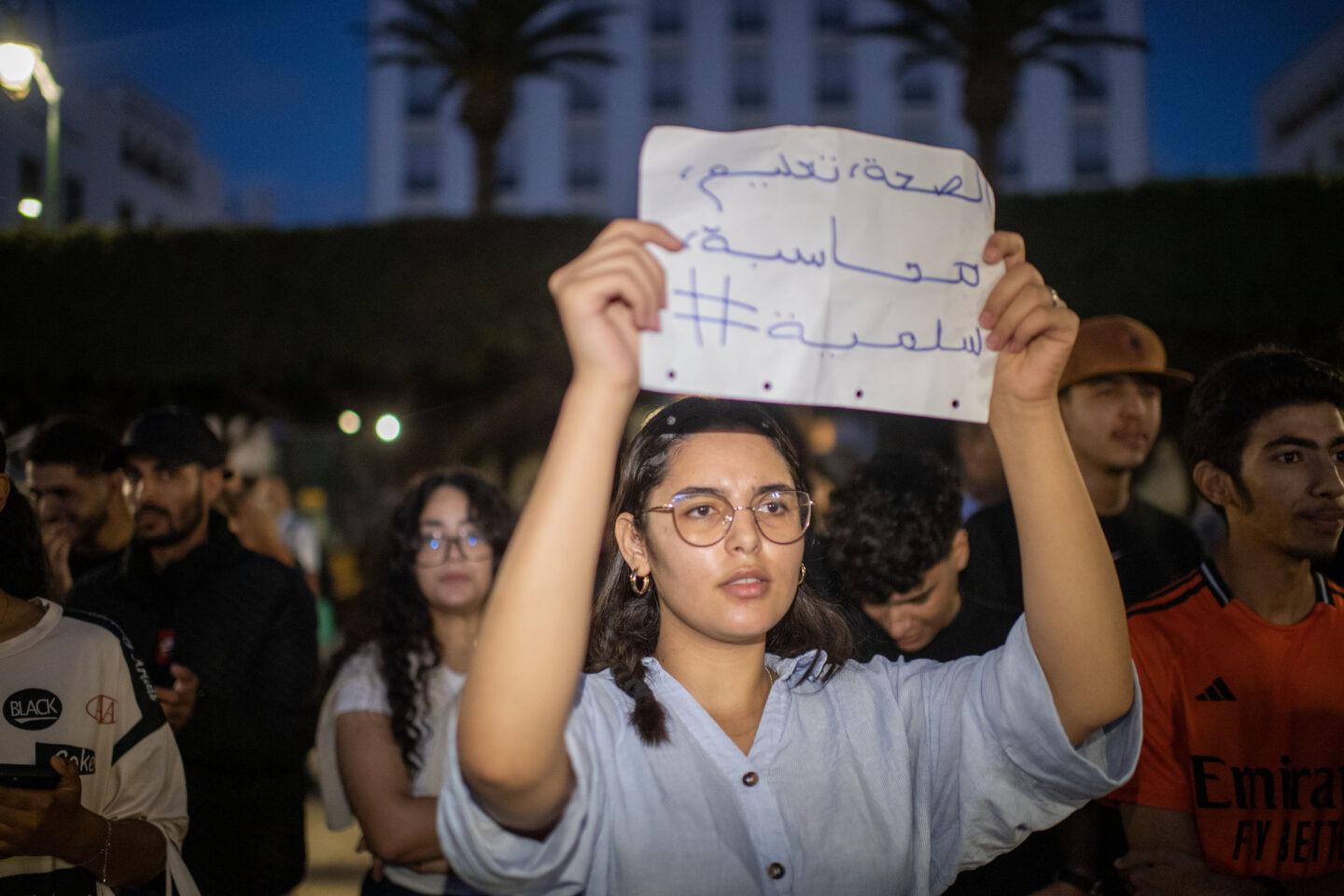 Demonstracja Gen Z 212 w Maroku