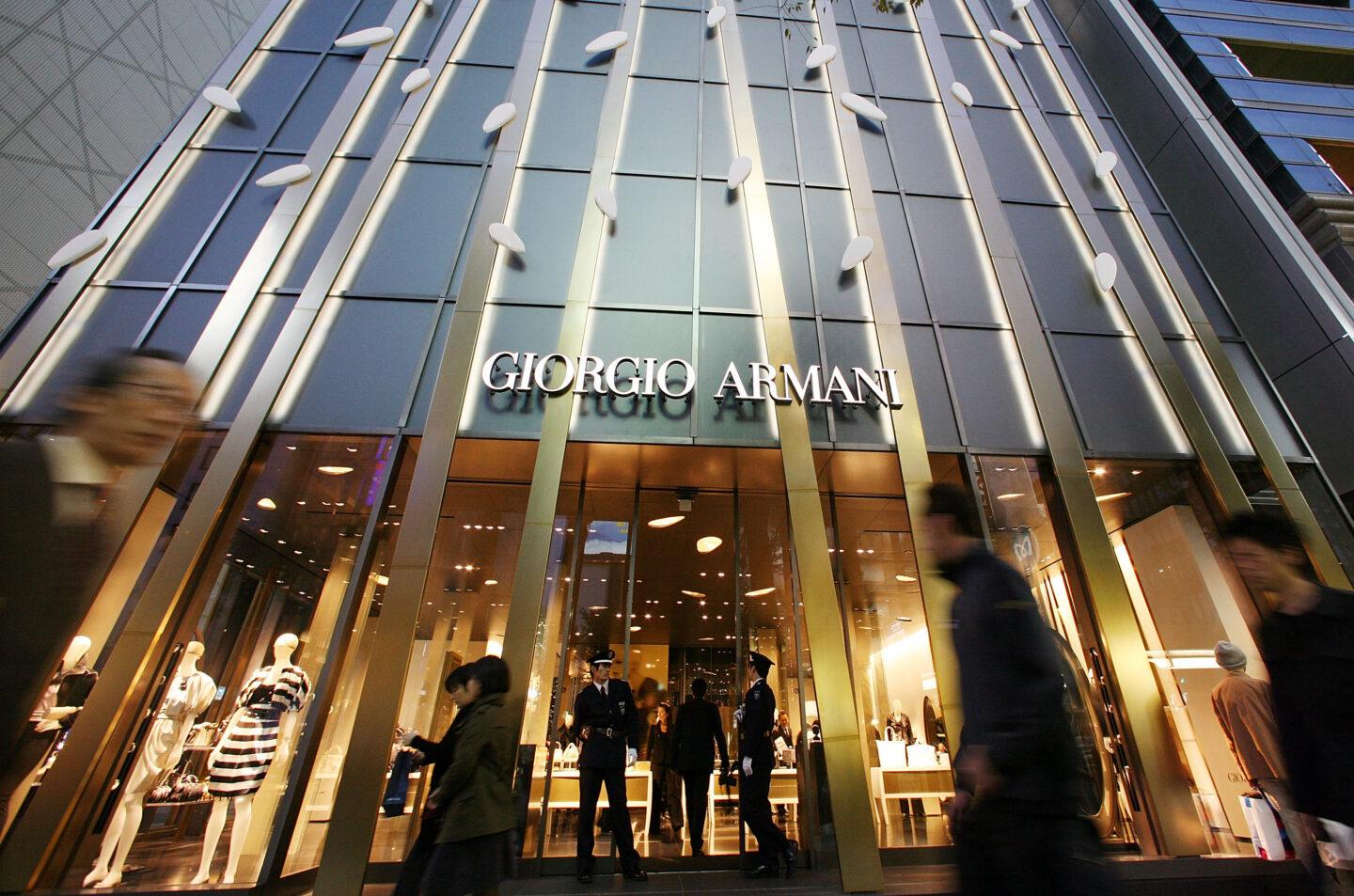 Sklep Giorgio Armani w Tokio