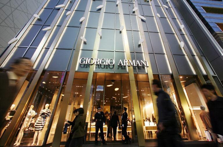 Sklep Giorgio Armani w Tokio