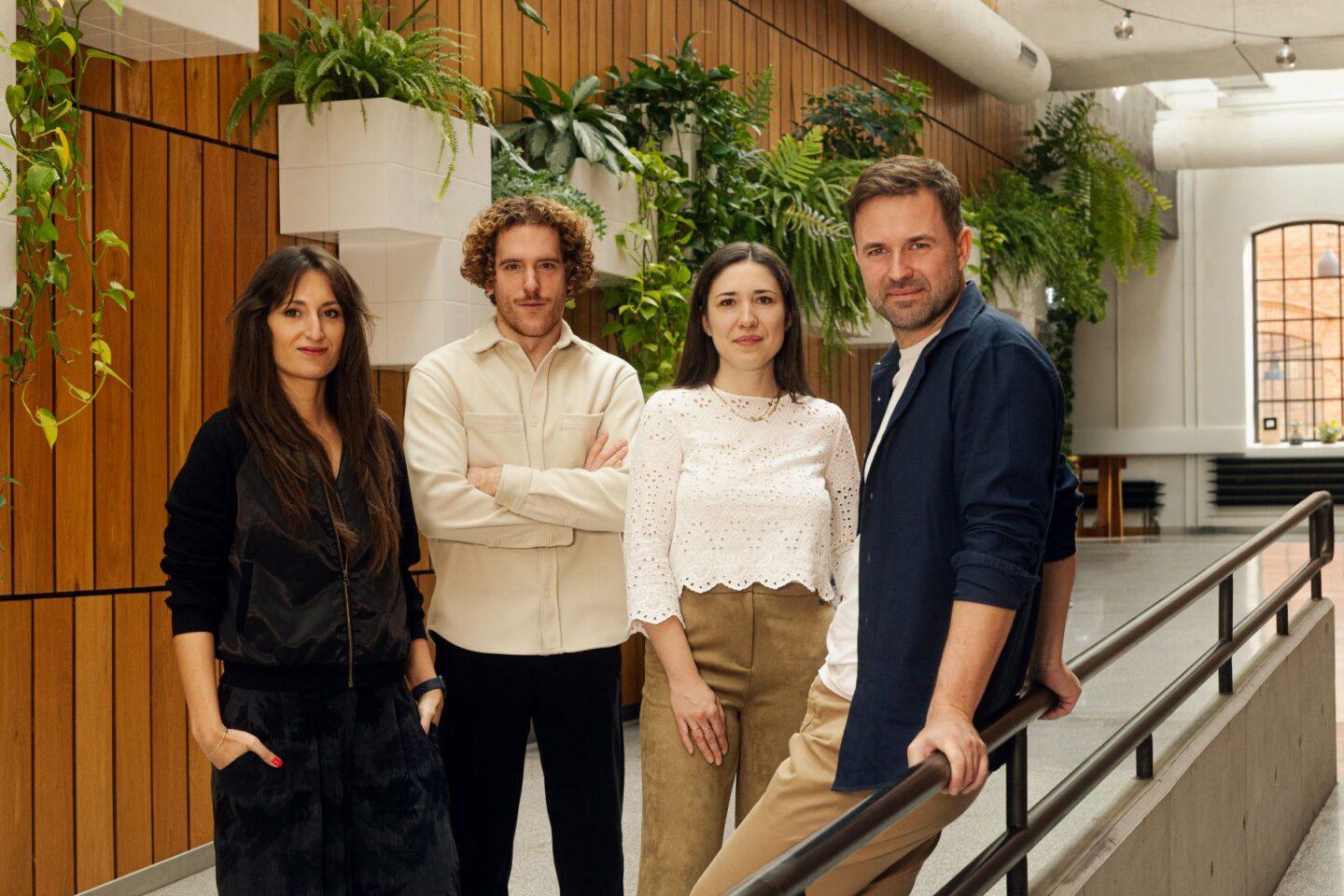 od lewej Ludmiła Podgórska, dyrektorka zespołu psychodietetycznego, Jan Kundziołka, współzałożyciel, Olga Starczewska, dyrektorka zespołu lekarskiego, Paweł Seweryn, założyciel i prezes Holi
