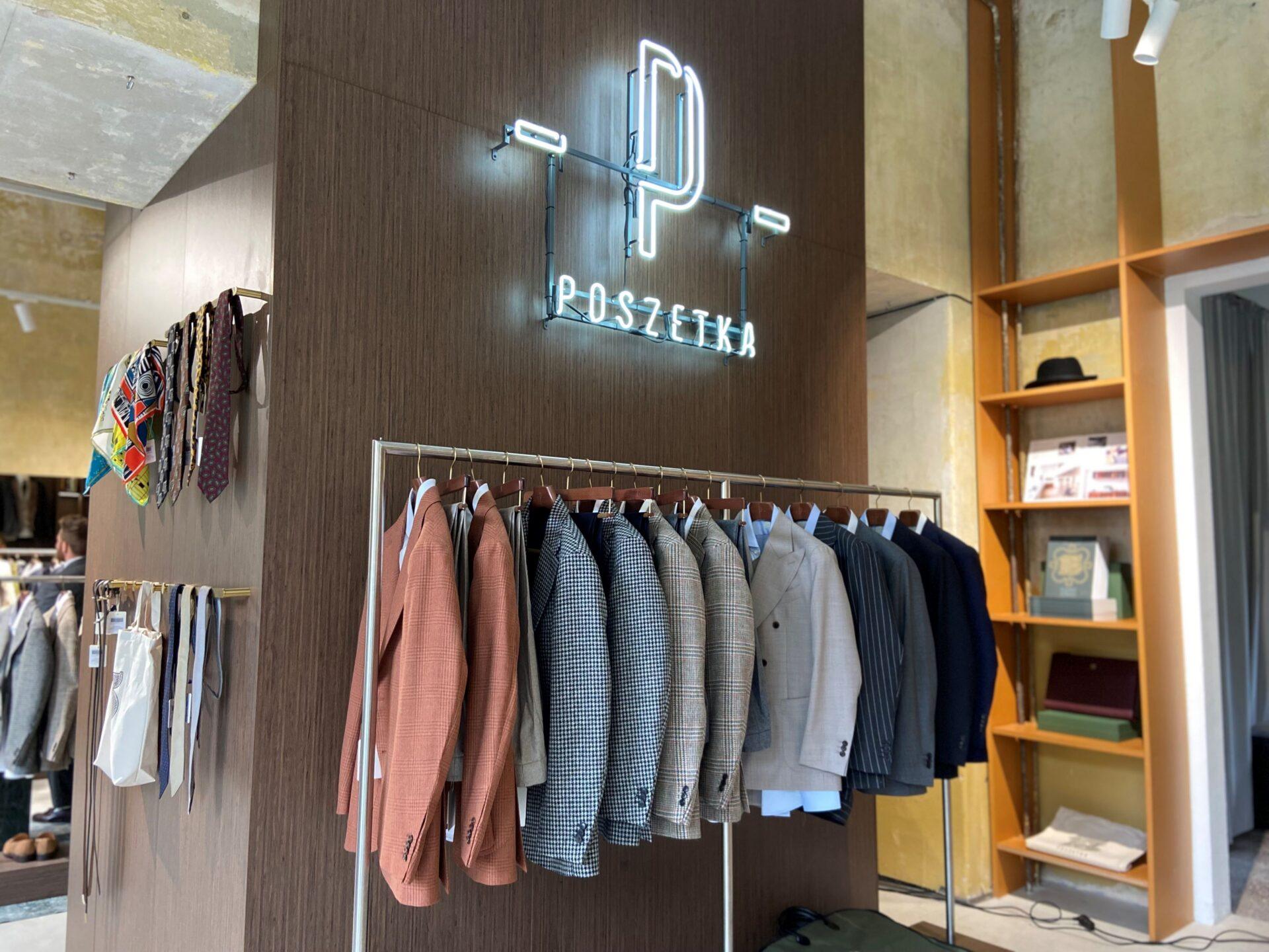 Wnętrze butiku Poszetka.com w Katowicach