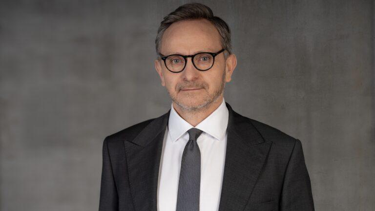 Andrzej Jarczyk, prezes TUW PZUW jest zadowolony z dużego zainteresowania budową polskiego poolu nuklearnego. Liczy, że w 2027 r. pool zacznie przynosić pierwsze przychody. Fot. PZUW