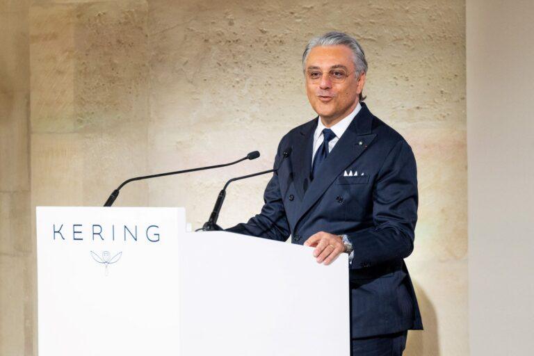 Na zdjęciu dyrektor generalny holdingu Kering Luca de Meo