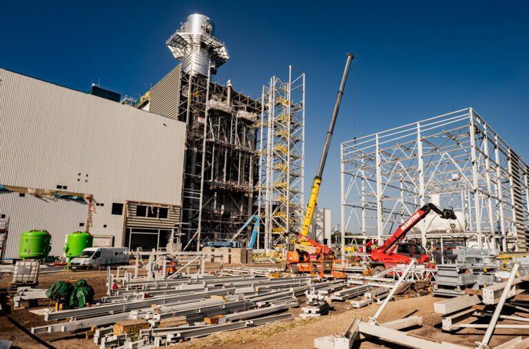 Budowa bloku gazowego w Elektrowni Rybnik