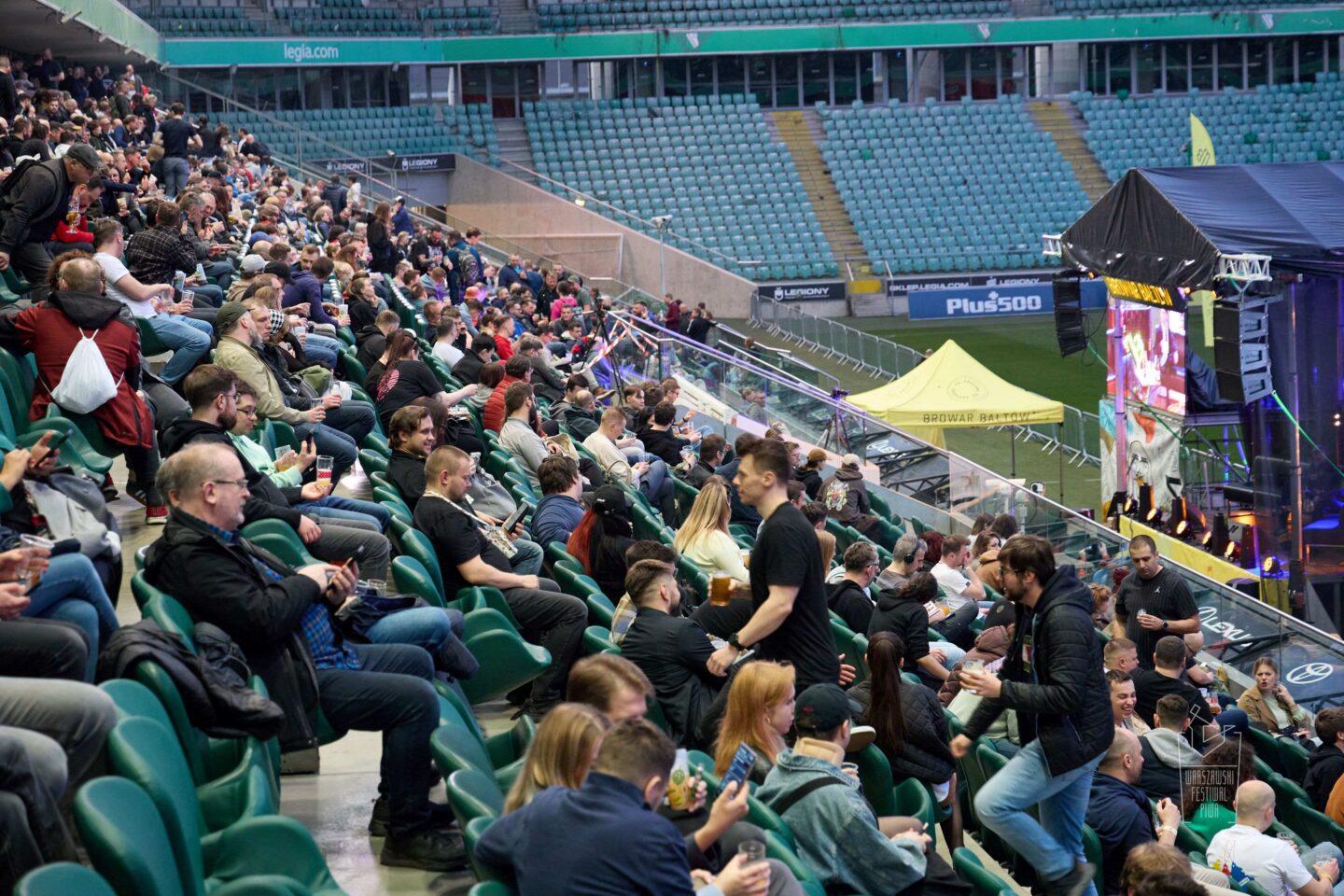 Scena Warszawskiego Festiwalu Piwa