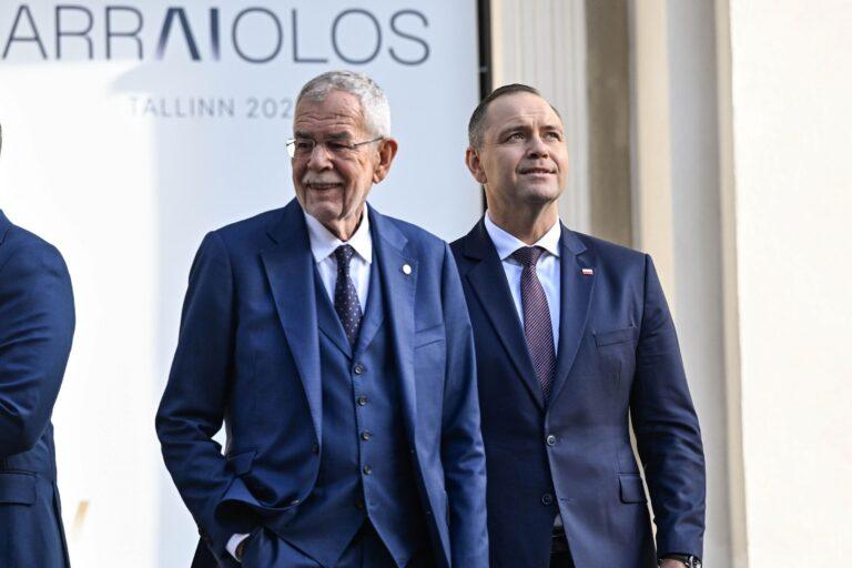 Na zdjęciu: Prezydent RP Karol Nawrocki (P) i prezydent Austrii Alexander Van der Bellen (L)