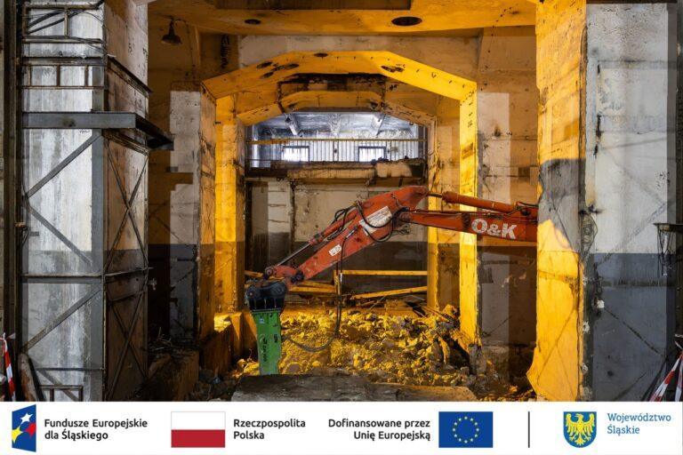 Na zdjęciu: Remont EC Szombierki