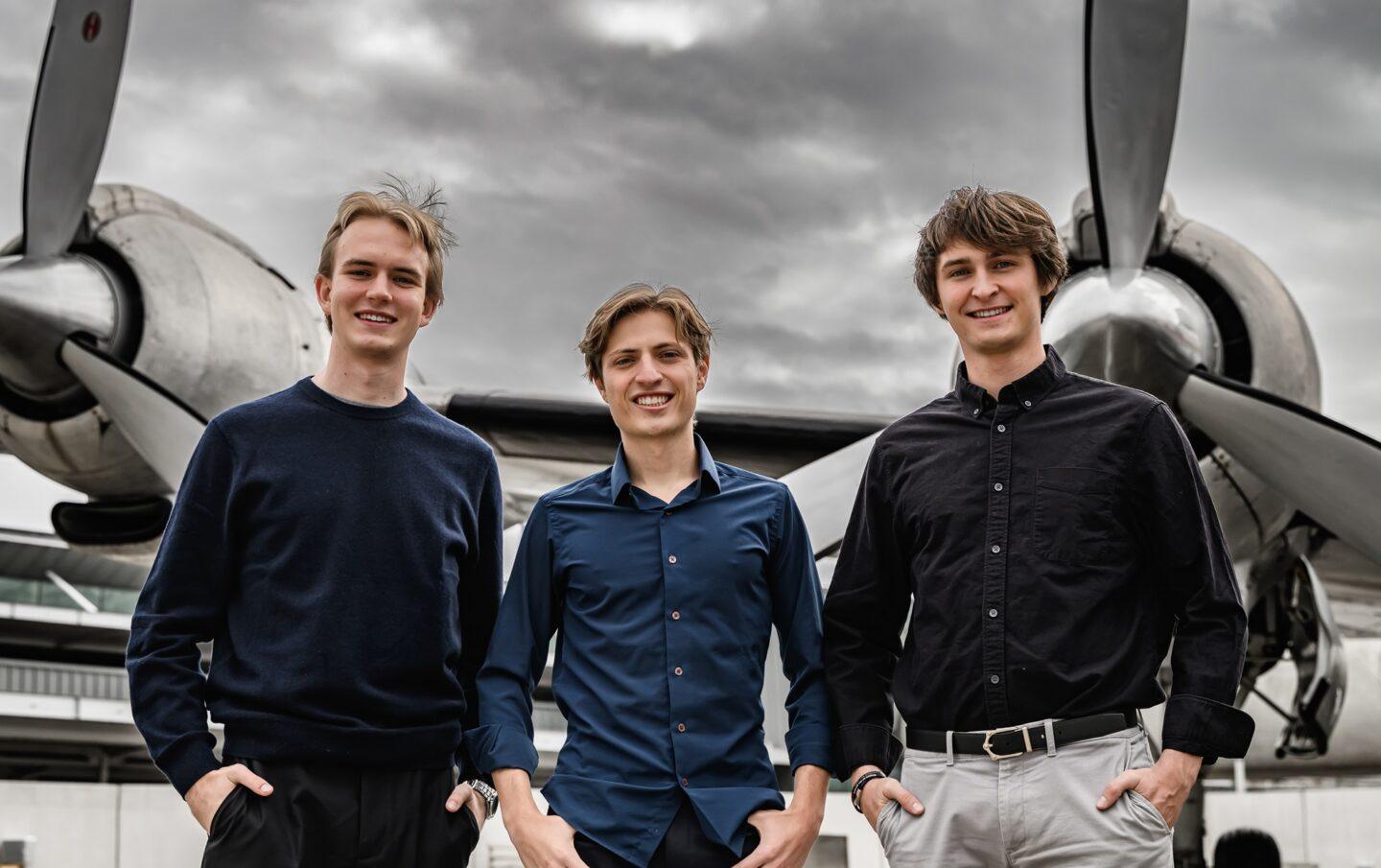 Twórcy SalesPatriot: Maciej Szymczyk, Ben Rhodes-Kropf i Nelson Ray