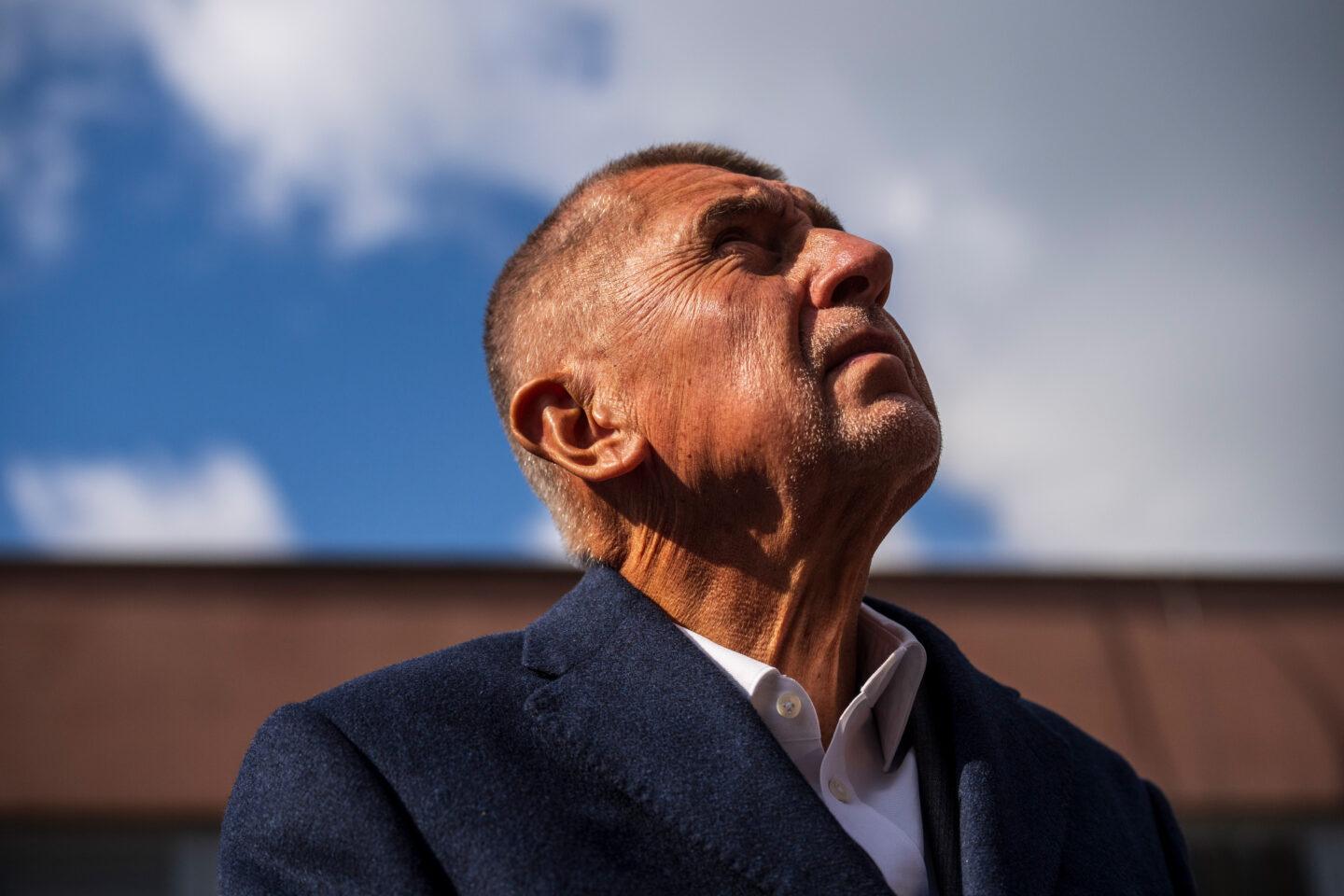 Andrej Babiš, lider cieszącej się największym poparciem czeskich wyborców partii ANO, były i być może także przyszły premier. (fot. Milan Jaros/Bloomberg)