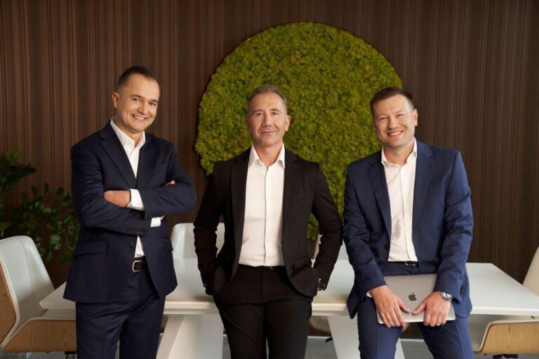 Jacek Sosnowski, Damian Ozga i Filip Janecki, partnerzy w firmie Franczyza.PRO.