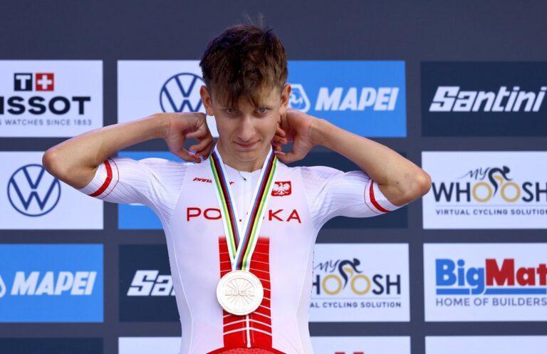 Na zdjęciu polski kolarz Jan Jackowiak