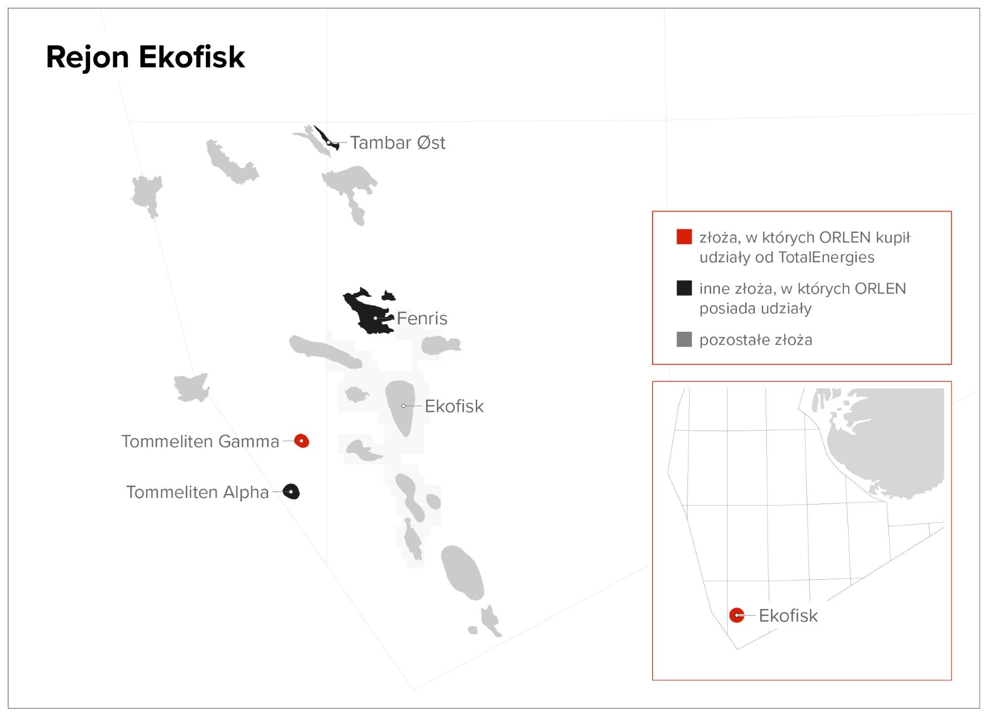Złoża Orlenu w regionie Ekofisk