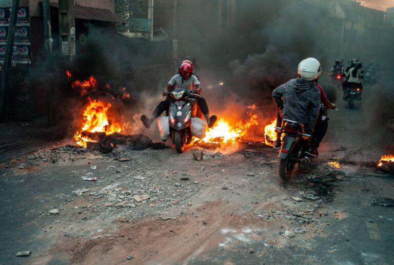 Na zdjęciu: protesty na Madagaskarze