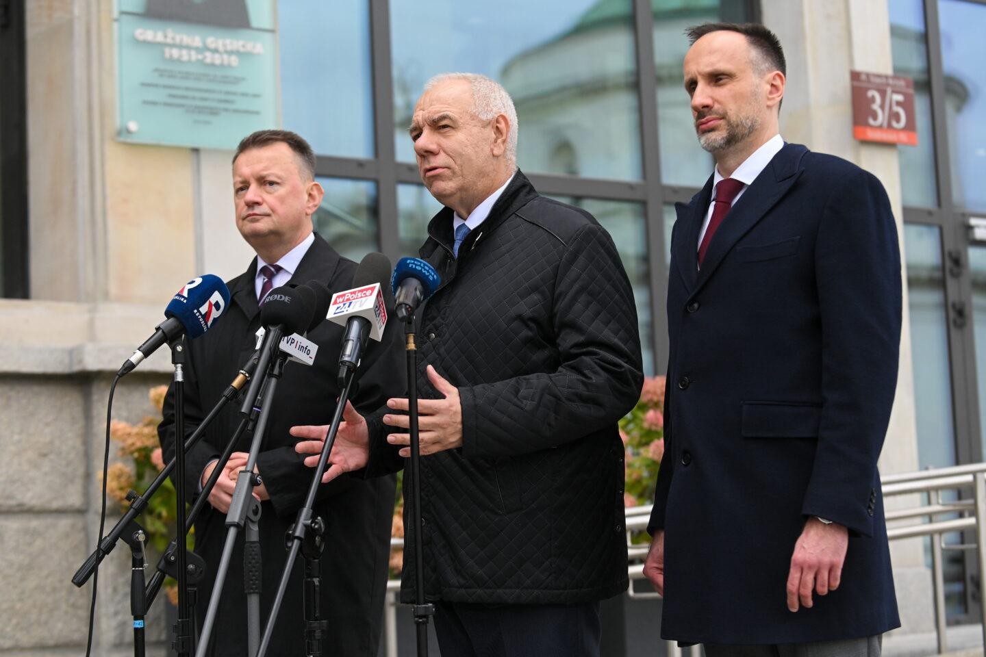 Mariusz Błaszczak, Jacek Sasin, Janusz Kowalski