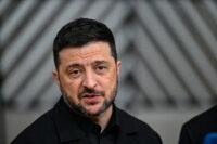 Prezydent Ukrainy Wołodymyr Zełenski w Brukseli