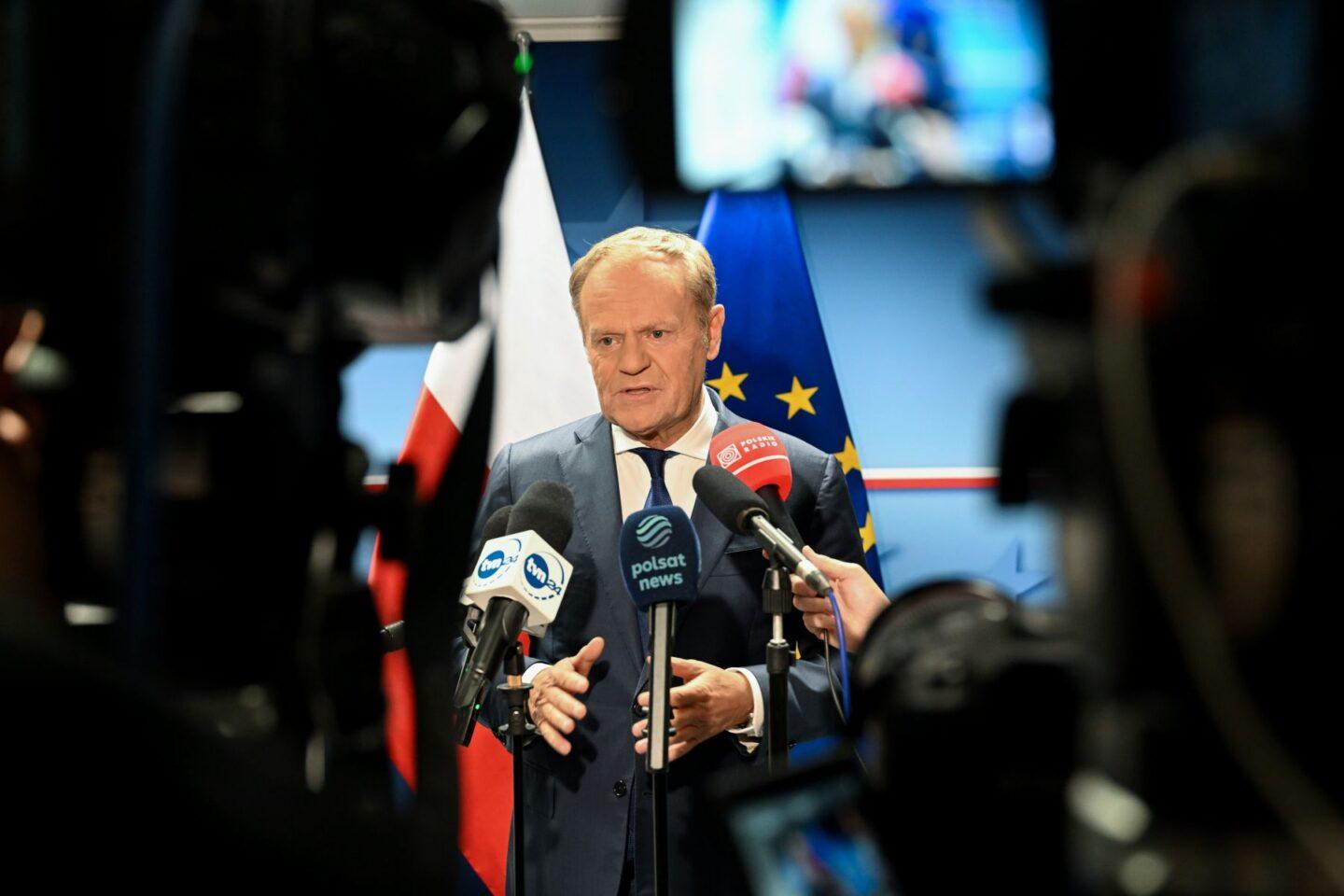 premier Donald Tusk, konferencja po szczycie UE 23 października 2025 roku.
