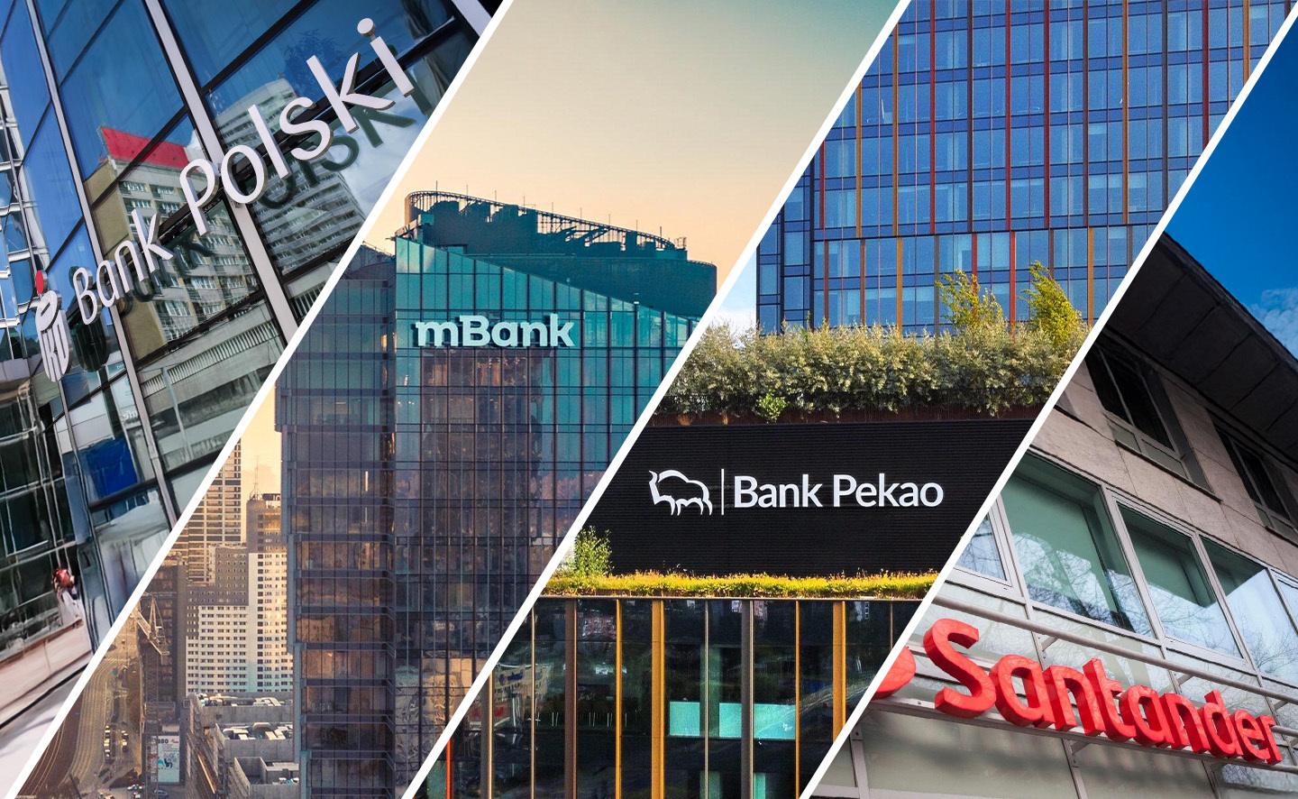 Stopy spadają, banki mają się dobrze. Oto 6 wykresów, które pokazują, ile i na czym zarabiają