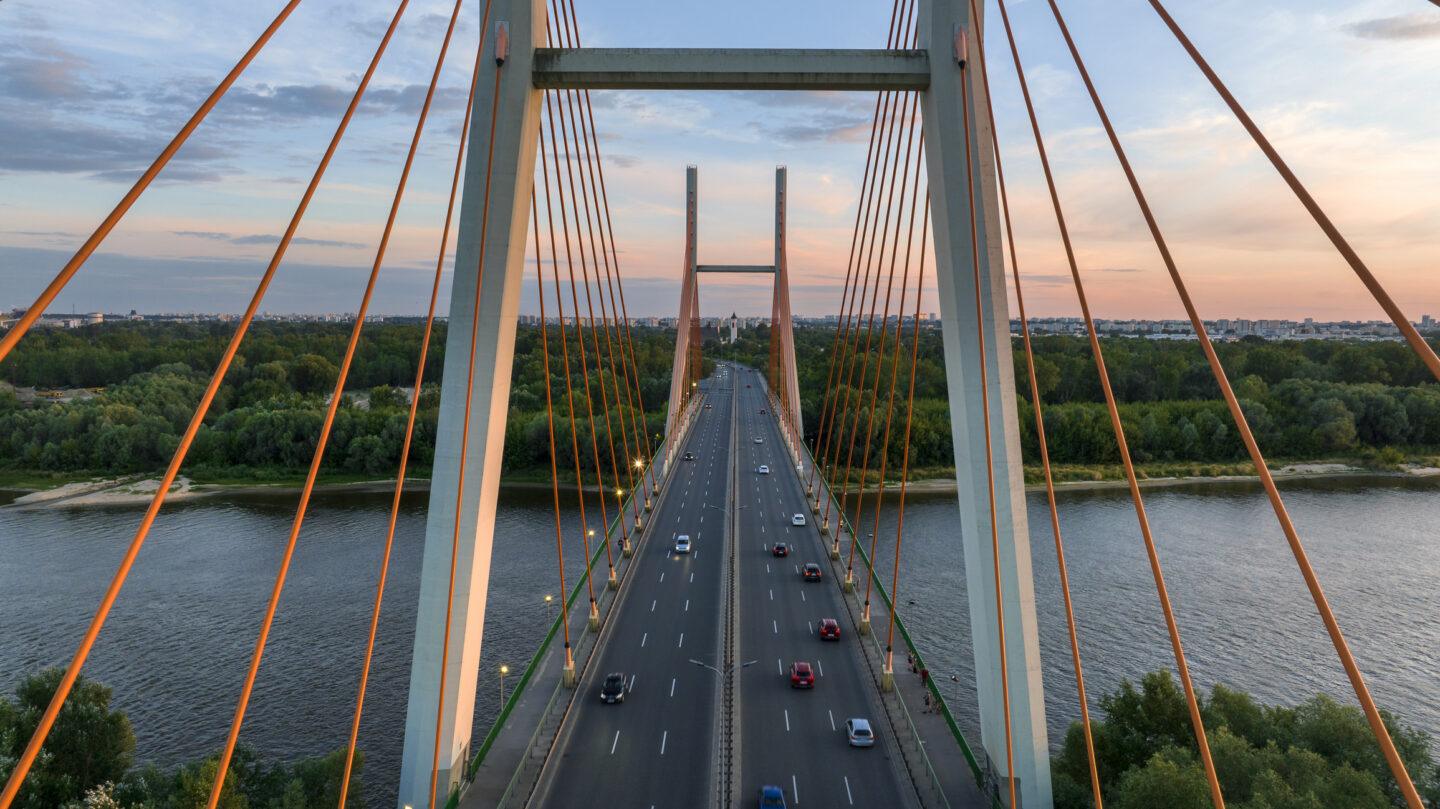 Most Siekierkowski w Warszawie, fot. Jacek Kadaj, GettyImages