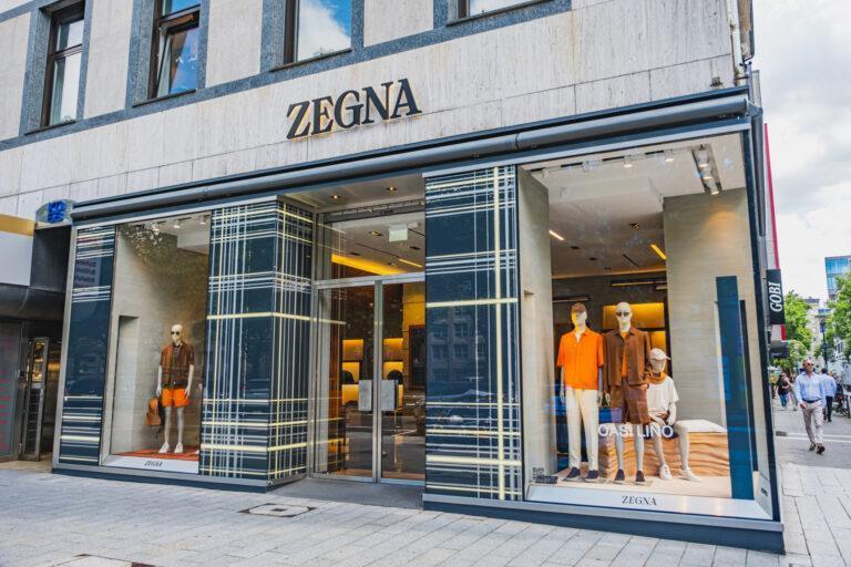 Na zdjęciu salon Zegna